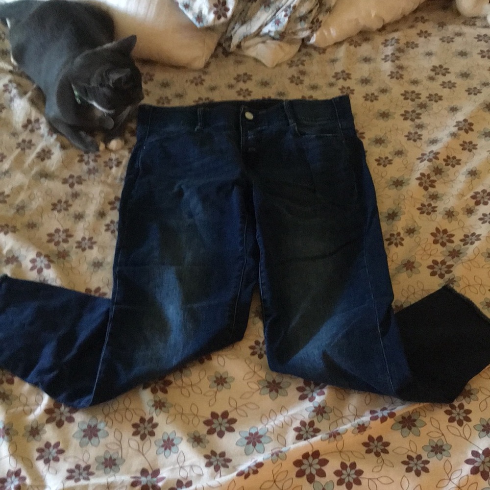 Apt 9 Dark Wash Skinny High Rise Jeans
